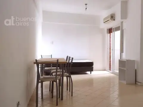 Monoambiente con balcon en balvanera en alquiler