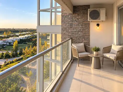 Alquiler yoo 2 amb piso 7 - vista abierta al golf -nordelta