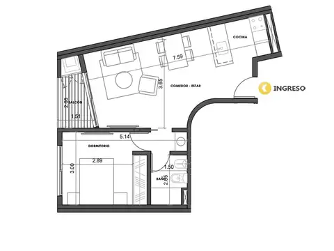 Departamento en Venta en Centro, Rosario