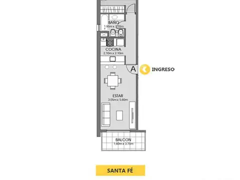 Departamento en Venta en Nuestra Señora De Lourdes, Rosario