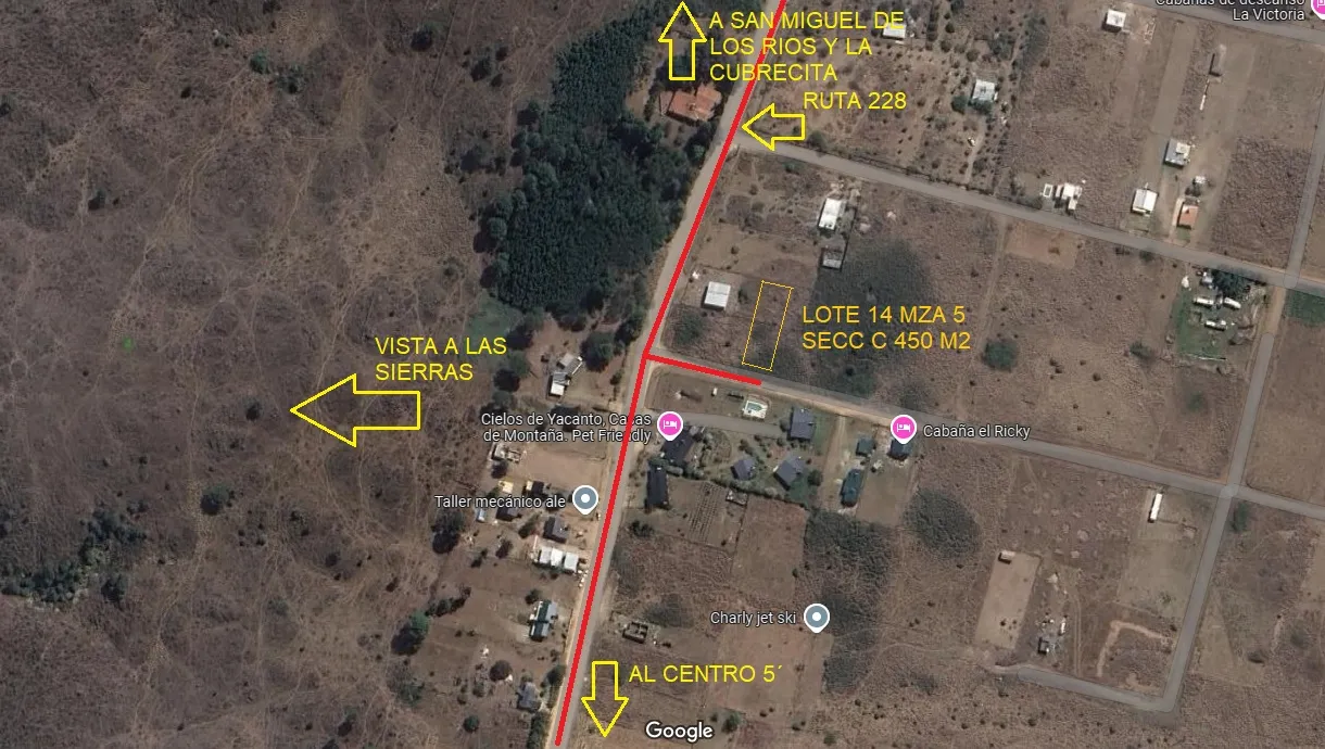 Hermoso lote en Villa Yacanto