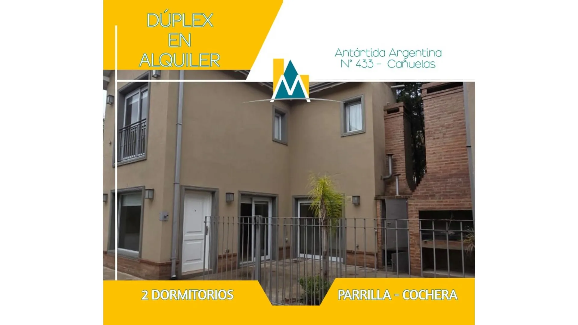 DÚPLEX EN ALQUILER - CAÑUELAS