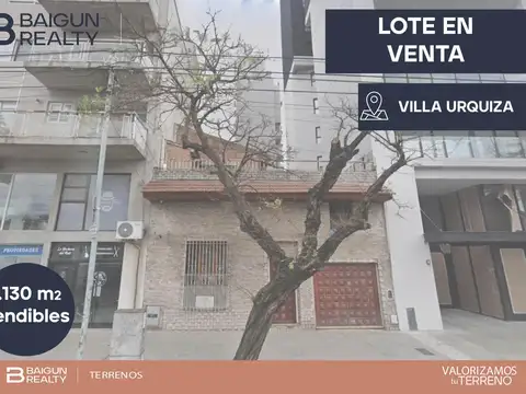 Terreno en Venta en Villa Urquiza, Capital Federal
