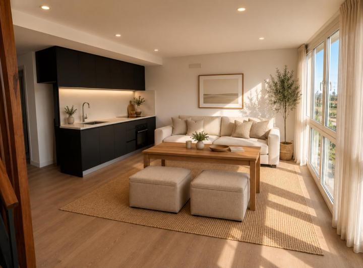 Departamento · 63m² · 2 Ambientes · 1 Cochera