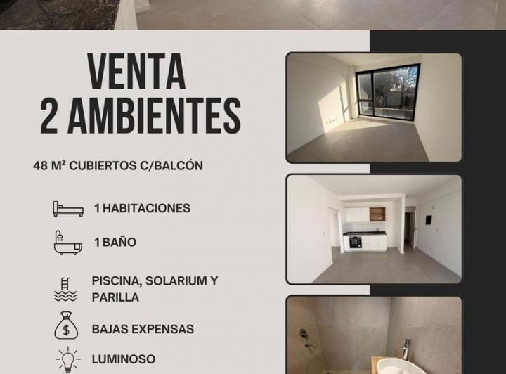 Departamento · 48m² · 2 Ambientes