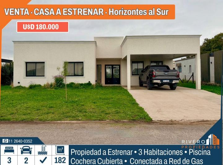 Casa · 129m² · 3 Ambientes · 2 Cocheras
