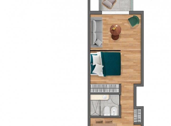 Departamento · 40m² · 1 Ambiente