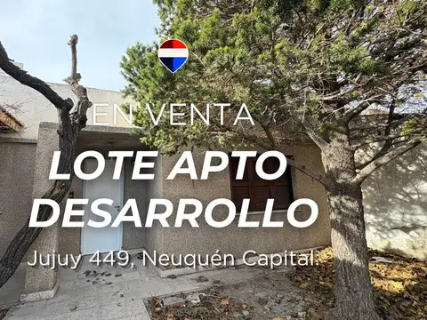 Lote apto desarrollo 400 m2 centro neuquen