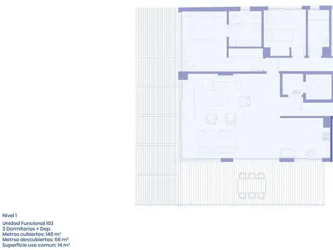 Departamento en Venta en Las Cañitas, Palermo
