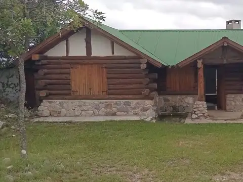 Venta cabaña troncos apto creditovista 360 punilla