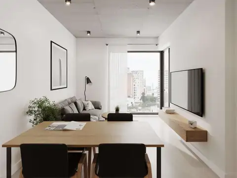 Se vende depto 1 dormitorio entre bv santa fe