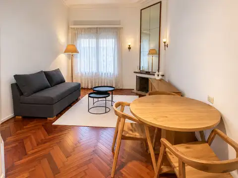 Amoblado | 2 ambientes | 47 m² | 2 aires acondicionados.