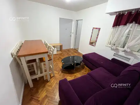 Departamento en alquiler con patio interno