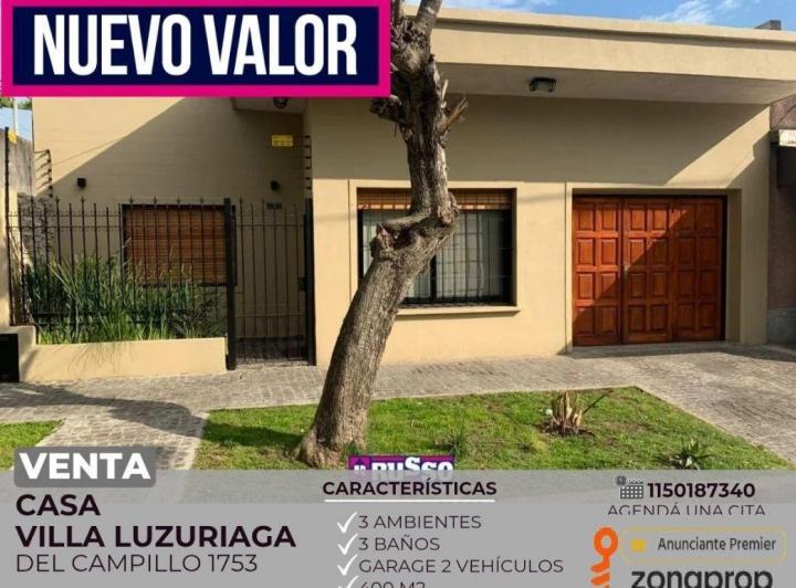 Casa · 240m² · 3 Ambientes · 2 Cocheras