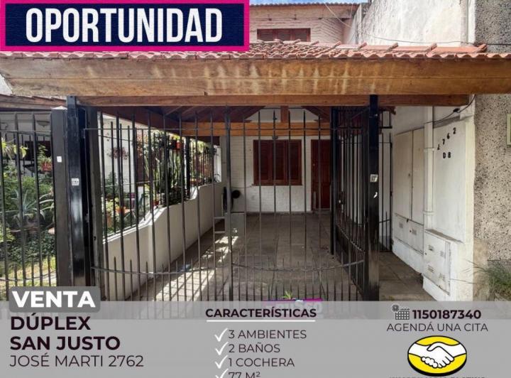Departamento · 77m² · 3 Ambientes · 1 Cochera