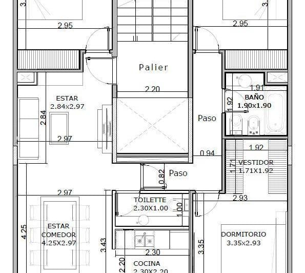 Departamento · 82m² · 4 Ambientes · 1 Cochera
