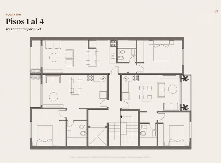 Departamento · 45m² · 2 Ambientes
