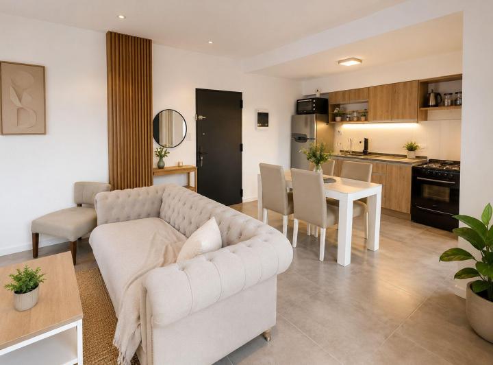 Departamento · 46m² · 2 Ambientes · 1 Cochera