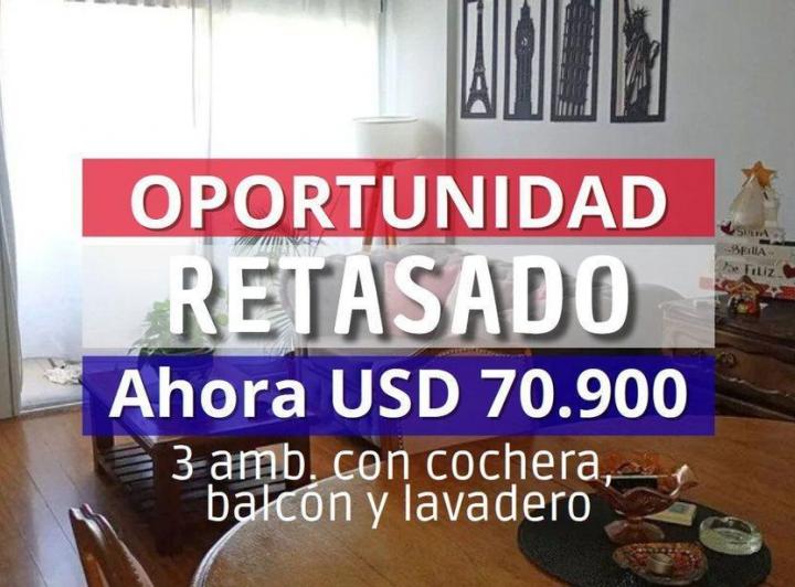 Departamento · 52m² · 3 Ambientes · 1 Cochera