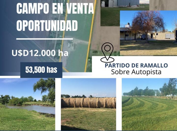 Campo · 53000m² · 2 Dormitorios · 1 Cochera