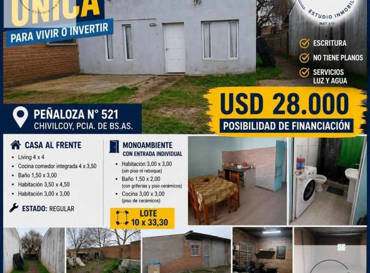Casa · 80m² · 5 Ambientes