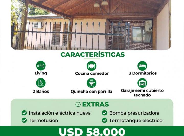 Casa · 100m² · 4 Ambientes · 1 Cochera