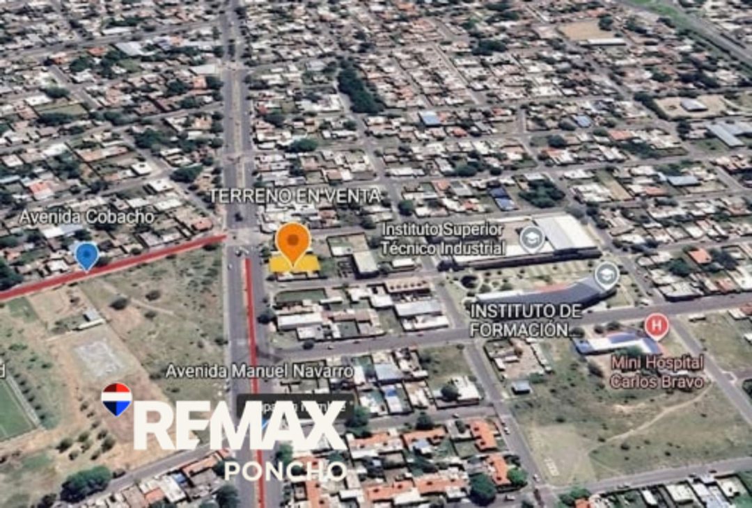 SE VENDE TERRENO ZONA SUR EN AV MANUEL NAVARRO