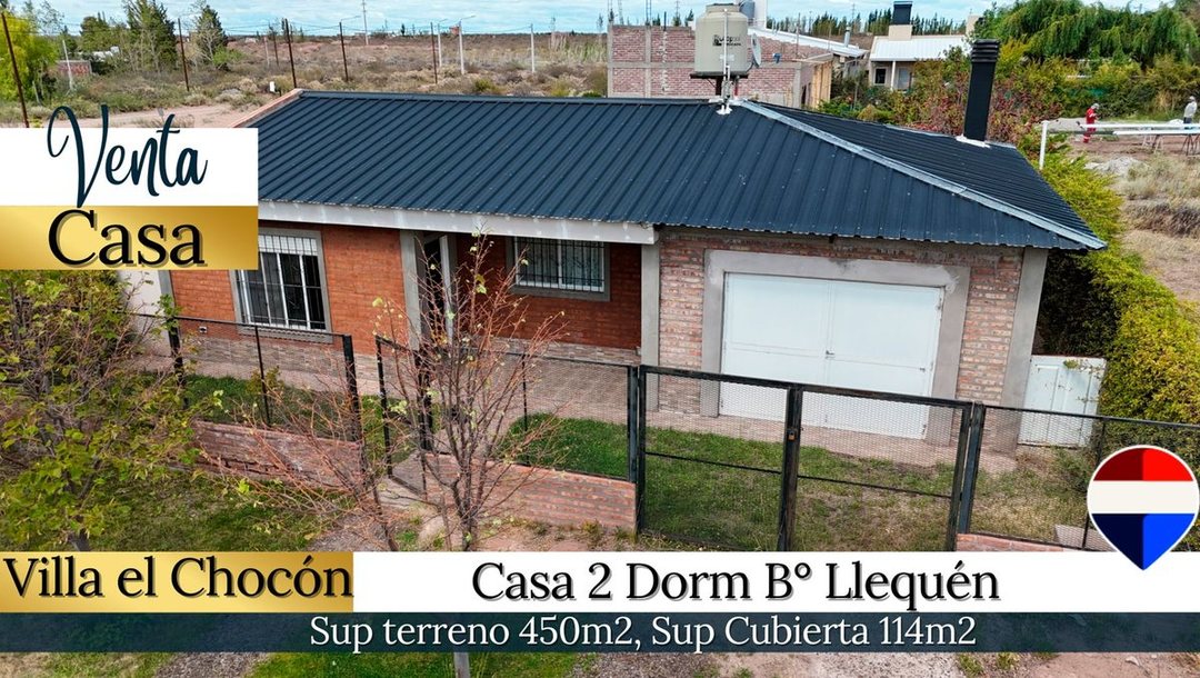 VENTA CASA 2 DORM B° LLEQUÉN | V. CHOCON
