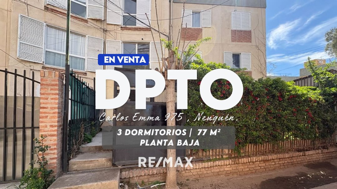 VENTA DEPARTAMENTO 3 DORMITORIOS CON COCHERA
