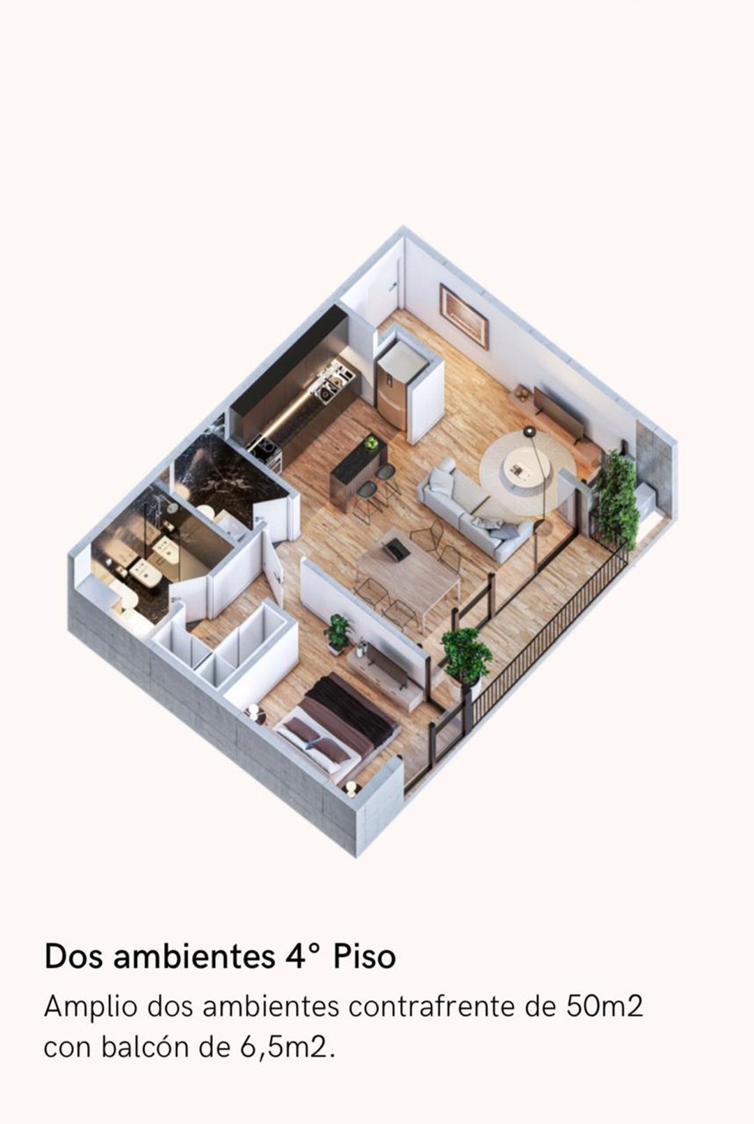 DEPTO 2 AMB C/ BALCÓN / VENTA - PARQUE PATRICIOS