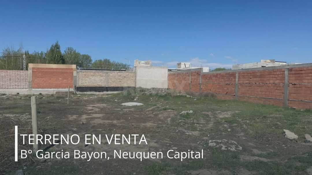 Venta Lote Garcia Bayon Mza O lote 7