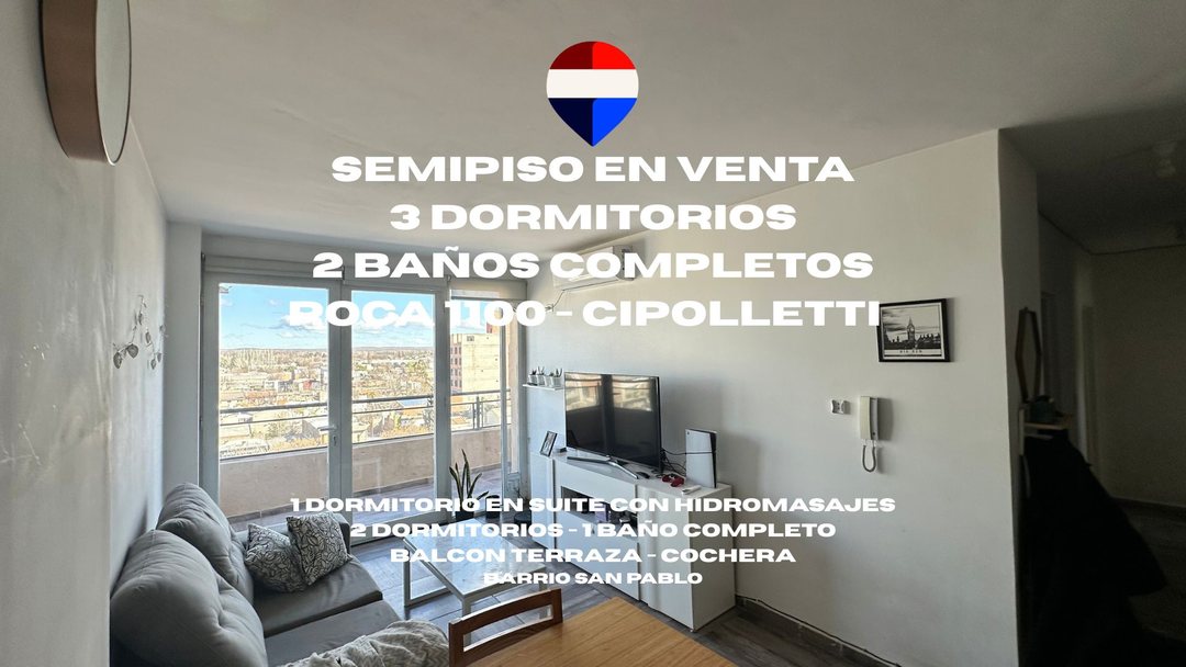 VENTA DEPARTAMENTO 3 DORMITORIOS - B° SAN PABLO