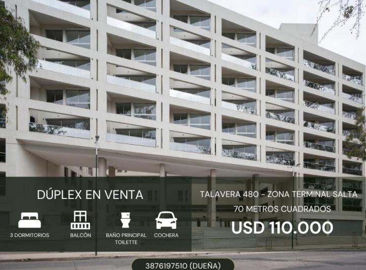 Departamento · 70m² · 4 Ambientes · 1 Cochera