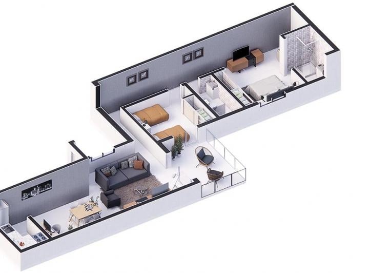 Departamento · 79m² · 4 Ambientes