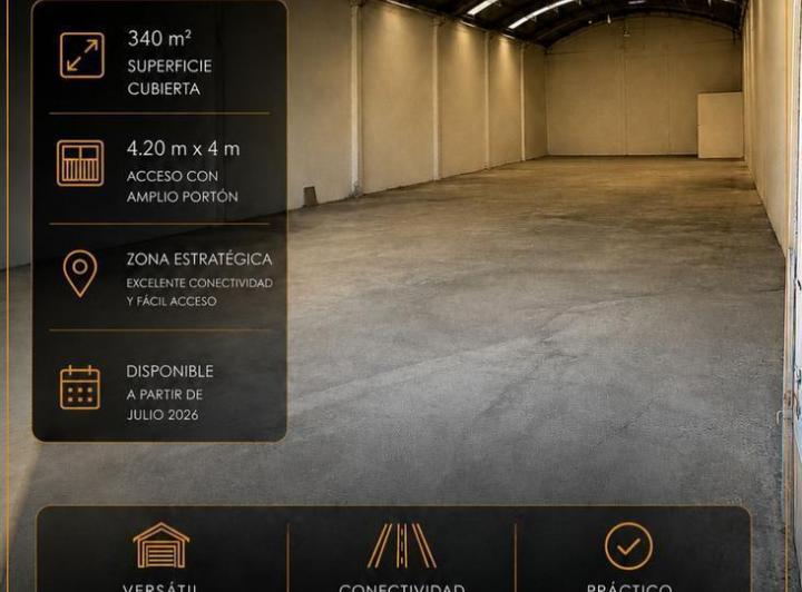Bodega-Galpón · 340m²