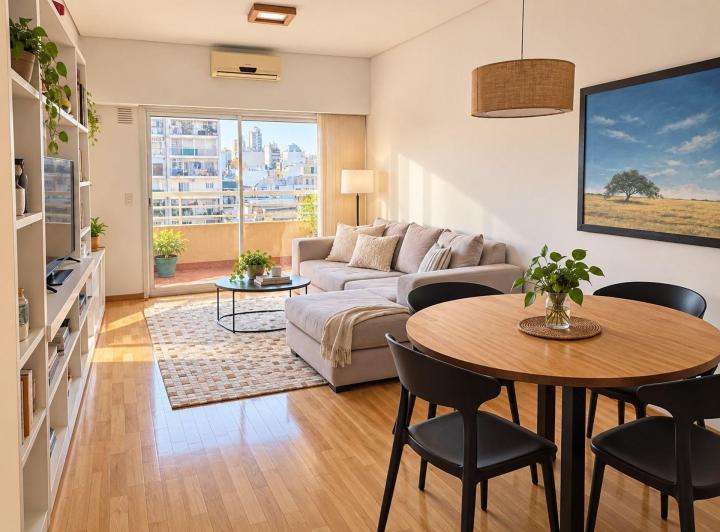 Departamento · 66m² · 3 Ambientes · 1 Cochera