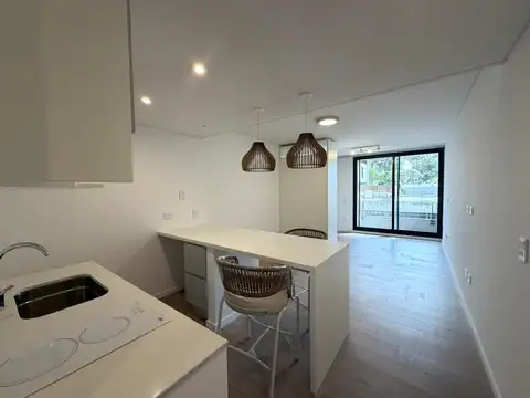 Departamento, un ambiente, pichincha, rosario, alquiler