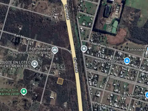 Terreno de 675m2 circunvalación oeste y rp70