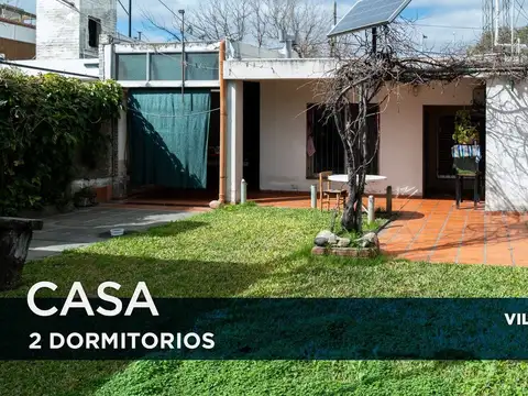 Casa dos dorm + cochera y patio villa constitucion