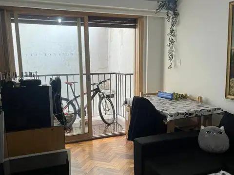 Departamento dos ambientes con balcón en belgrano