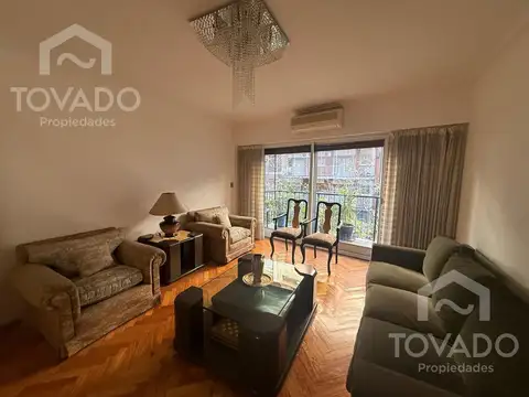 4 ambientes con cochera. semipiso en recoleta.