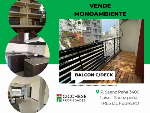 Departamento en Venta en Villa Saenz Peña, Partido de Tres de Febrero