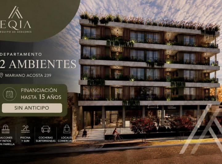 Departamento · 48m² · 2 Ambientes · 1 Cochera