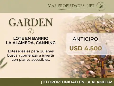 Terreno en Venta en La Alameda, Canning