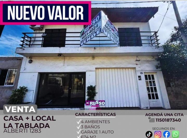 Casa · 674m² · 4 Ambientes · 1 Cochera