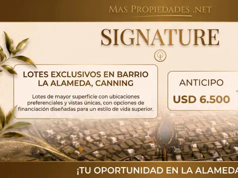 Terreno en Venta en La Alameda, Canning