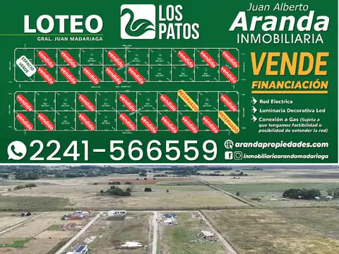 Terreno en Venta en General Juan Madariaga, Partido de General Juan Madariaga