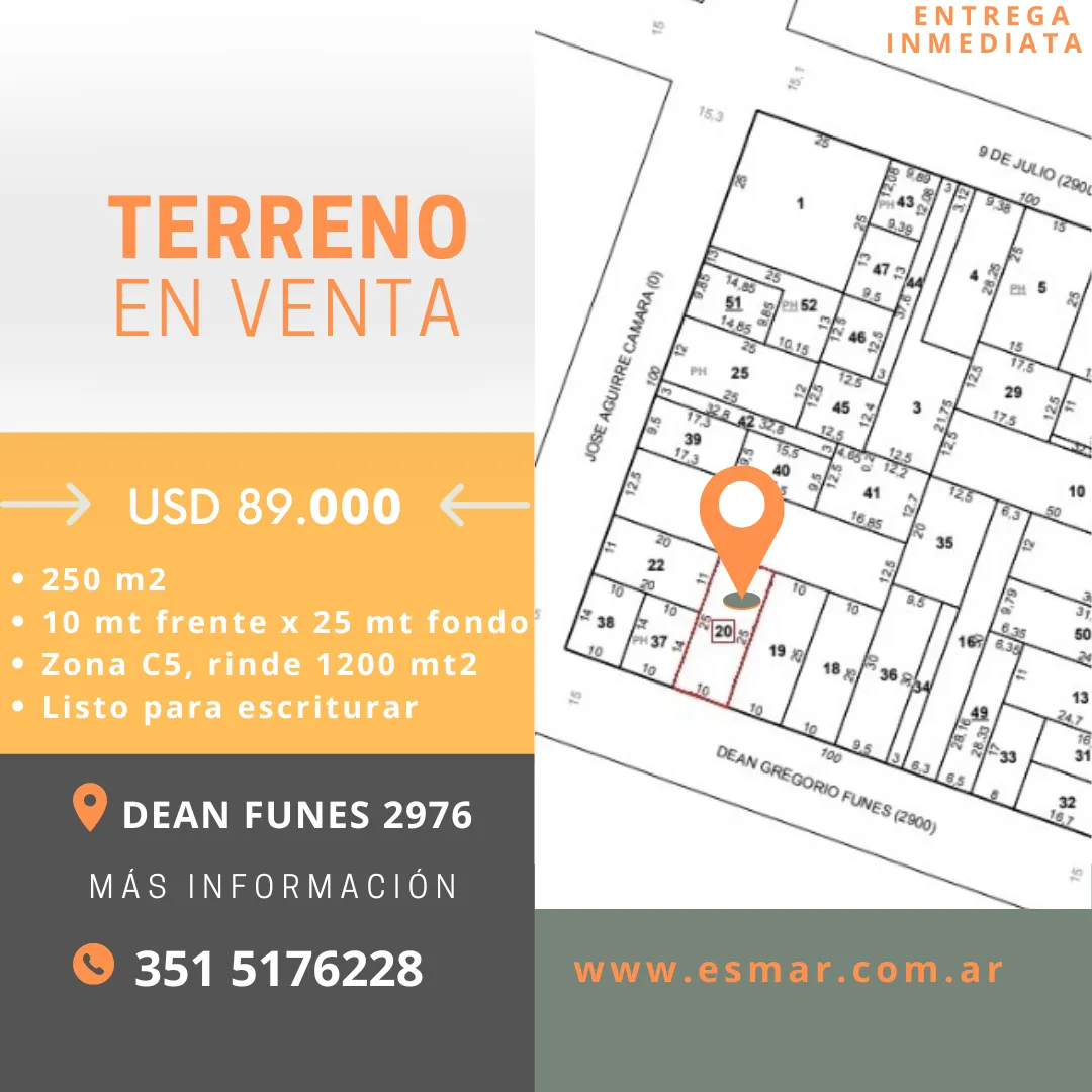 Terreno en B Alto Alberdi