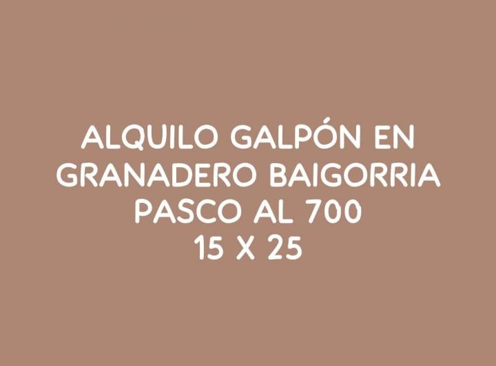 Bodega-Galpón · 375m²