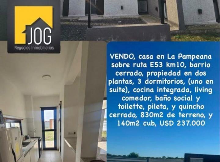 Casa · 140m² · 6 Ambientes · 2 Cocheras